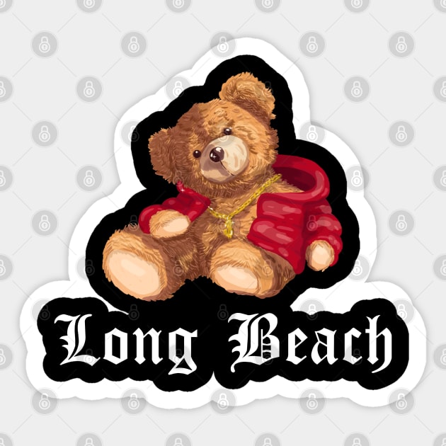 Long beach, old school hip hop music Sticker by Rdxart